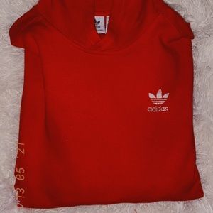 red adidas hoodie